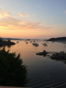 Sunset on Brentwood Bay